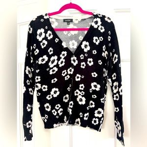 Lord and Taylor Floral Cardigan